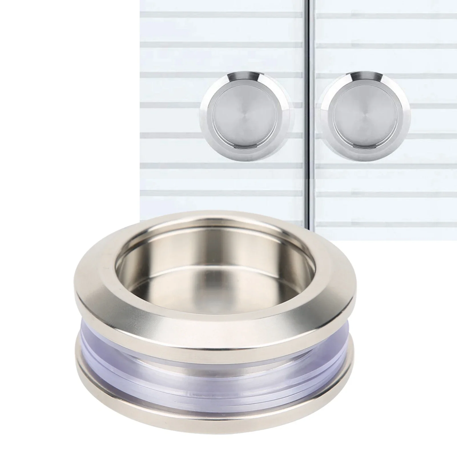 Door Handle Recessed Sliding Door Pull Silver Stainless Steel Round Flush Knob For Bathroom Glass Wooden Door 44mm Hole
Door Handle Recessed Sliding Door Pull Silver Stainless Steel Round Flush Knob For Bathroom Glass Wooden Door 44mm Hole