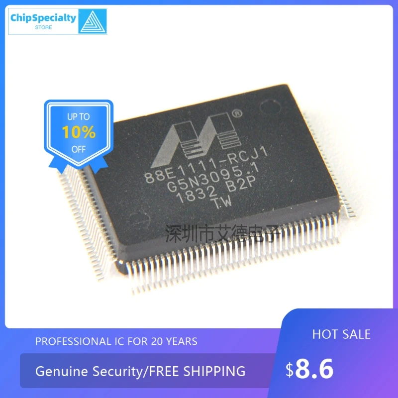 Новый оригинальный 88E1111-RCJ1 88E111-RCJ1 чип QFP128 гигабитный коммутационный чип
Новый оригинальный 88E1111-RCJ1 88E111-RCJ1 чип QFP128 гигабитный коммутационный чип