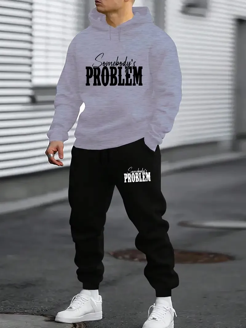 The 2025 autumn new 3D letter printed fashionable comfortable and casual men's outdoor sports sweatshirt and sweatpants set
The 2025 autumn new 3D letter printed fashionable comfortable and casual men's outdoor sports sweatshirt and sweatpants set