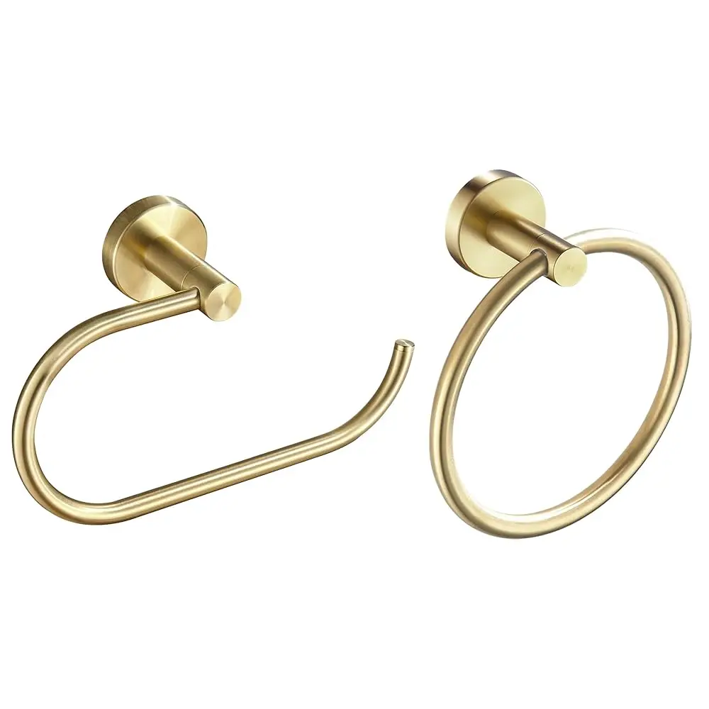 Free Shipping-Gold Toilet Paper Holder Towel Ring,Brushed Gold Toilet Roll Holder Hand Towel Holder Bathroom Accessories,Wall Mo
Free Shipping-Gold Toilet Paper Holder Towel Ring,Brushed Gold Toilet Roll Holder Hand Towel Holder Bathroom Accessories,Wall Mo