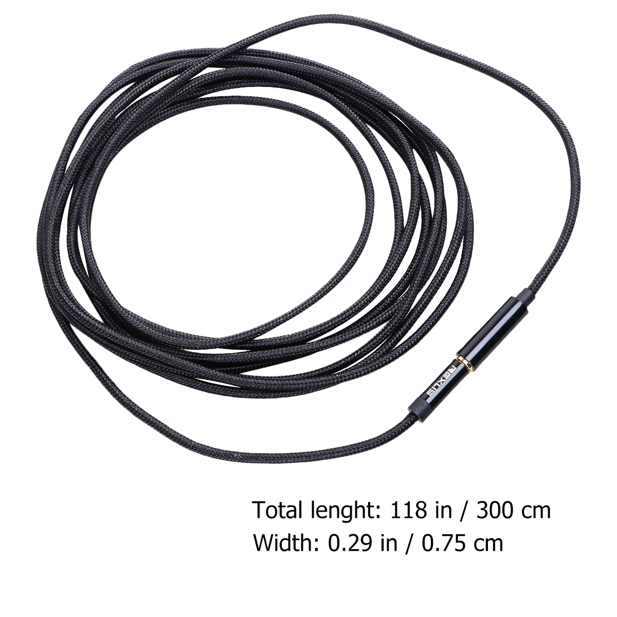 3.5mm Headphone Male Aux Extension Cable to Female Aux 3M Long Black Gold for iOS 3.5Mm Extension Cable Devices
3.5mm Headphone Male Aux Extension Cable to Female Aux 3M Long Black Gold for iOS 3.5Mm Extension Cable Devices