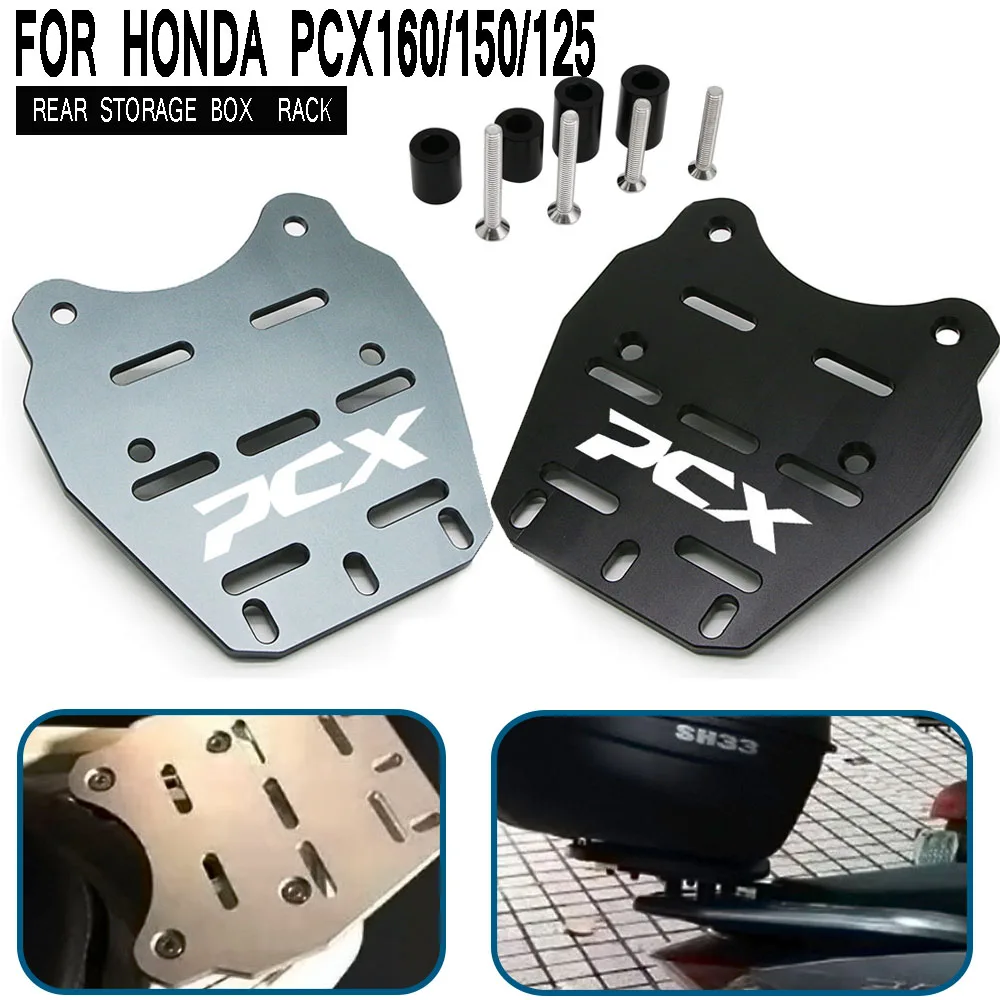 For PCX 160 PCX150 PCX125 Motorcycle Rear Bracket Storage Box Luggage Case Cargo Holder Shelf Rack Support
For PCX 160 PCX150 PCX125 Motorcycle Rear Bracket Storage Box Luggage Case Cargo Holder Shelf Rack Support
