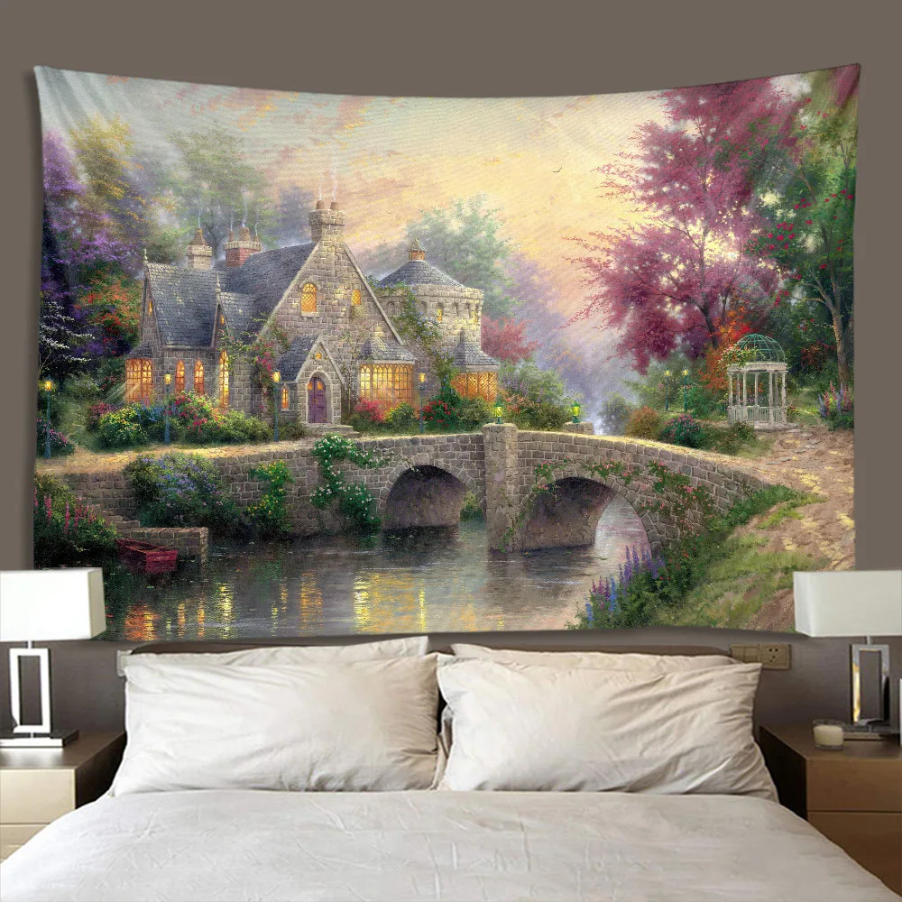 Vintage Oil Painting Tapestry - Rural Scenery Home Decoration Aesthetics Wall Hanging Cloth Multiple Sizes Suitable for Any Room
Vintage Oil Painting Tapestry - Rural Scenery Home Decoration Aesthetics Wall Hanging Cloth Multiple Sizes Suitable for Any Room