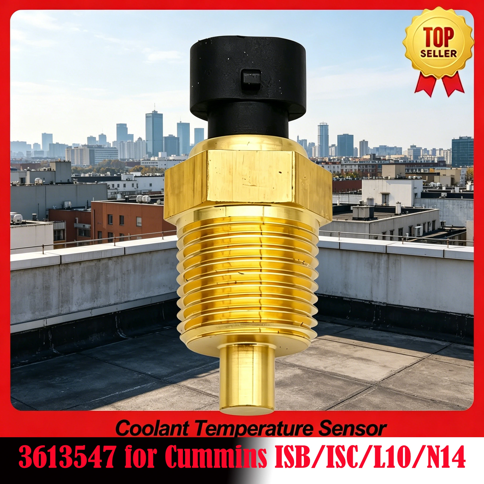Coolant Temperature Sensor 3613547 for Cummins ISB ISC L10 N14 Engine Dodge Dokata Pick-Up Sport Utility Van Wagon # 050679
Coolant Temperature Sensor 3613547 for Cummins ISB ISC L10 N14 Engine Dodge Dokata Pick-Up Sport Utility Van Wagon # 050679