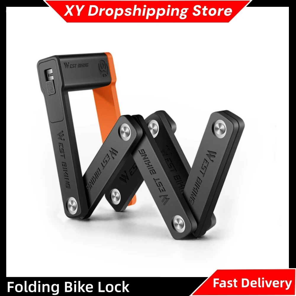 Folding Bike Lock Portable Anti-Theft Lock Lengthened 8-Section Lock Blocks Chain Lock Bike Scooter Secure Guard Device
Folding Bike Lock Portable Anti-Theft Lock Lengthened 8-Section Lock Blocks Chain Lock Bike Scooter Secure Guard Device