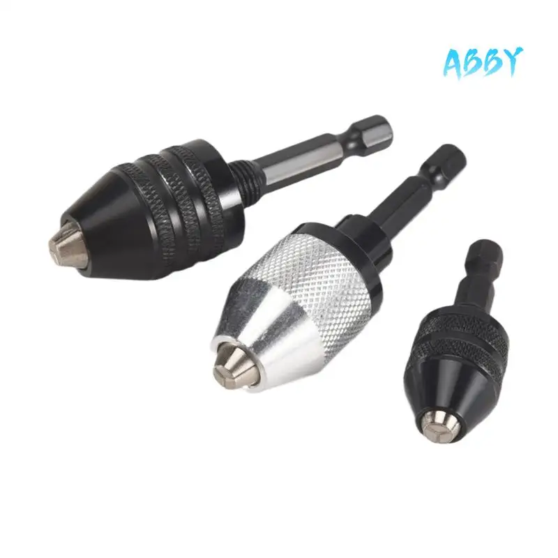 ABBY-3PCS 1/4 Inch Hex Shank Keyless Drill Chuck Quick Change Adapter Converter Impact Drills Bits, Electric Tool Accessories
ABBY-3PCS 1/4 Inch Hex Shank Keyless Drill Chuck Quick Change Adapter Converter Impact Drills Bits, Electric Tool Accessories