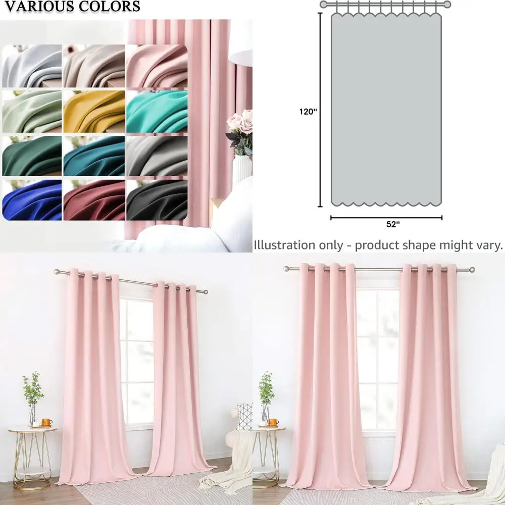 120 розовых штор с термоизоляцией, 52, ширина x 120 длина, верхняя часть люверса, для детской и спальни для девочек
120 розовых штор с термоизоляцией, 52, ширина x 120 длина, верхняя часть люверса, для детской и спальни для девочек