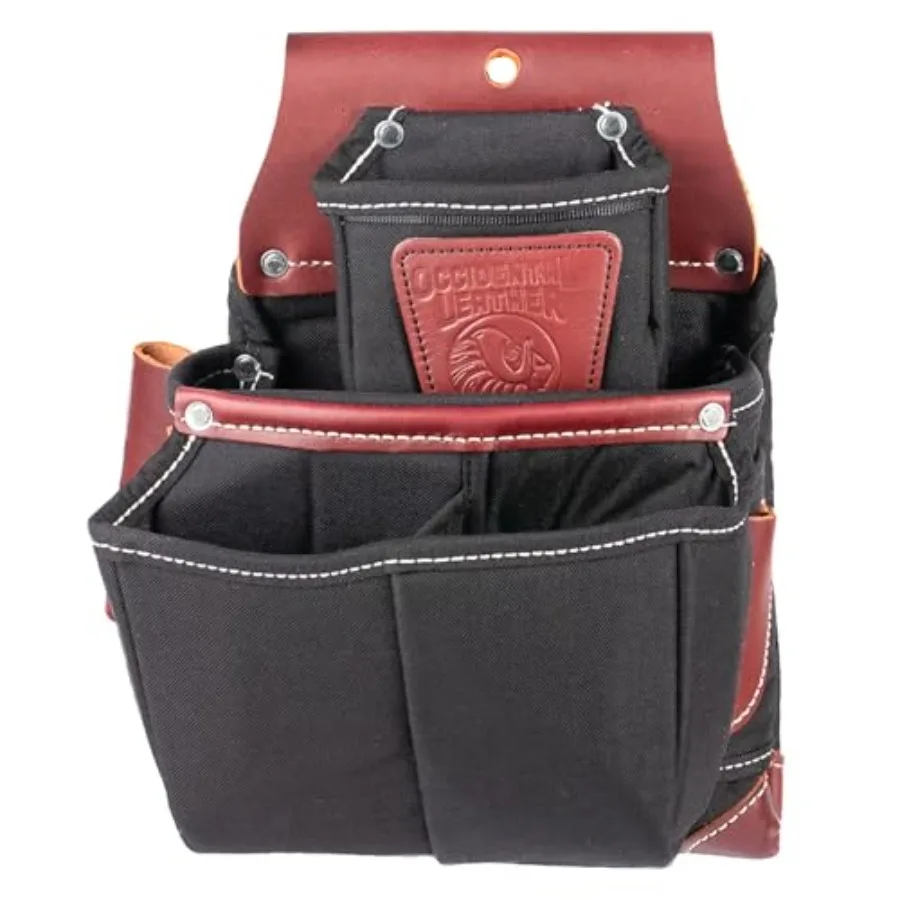 OxyLights Fastener Bag with Double Outer Bag - Black, - 10 Pockets and Tool Holders - Made in USA
OxyLights Fastener Bag with Double Outer Bag - Black, - 10 Pockets and Tool Holders - Made in USA