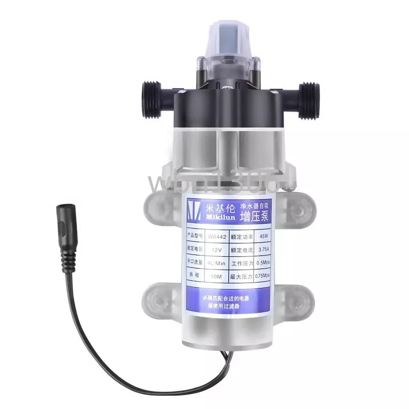 Water purifier Self-priming pump Booster small water pump Household water pump 12V
Water purifier Self-priming pump Booster small water pump Household water pump 12V