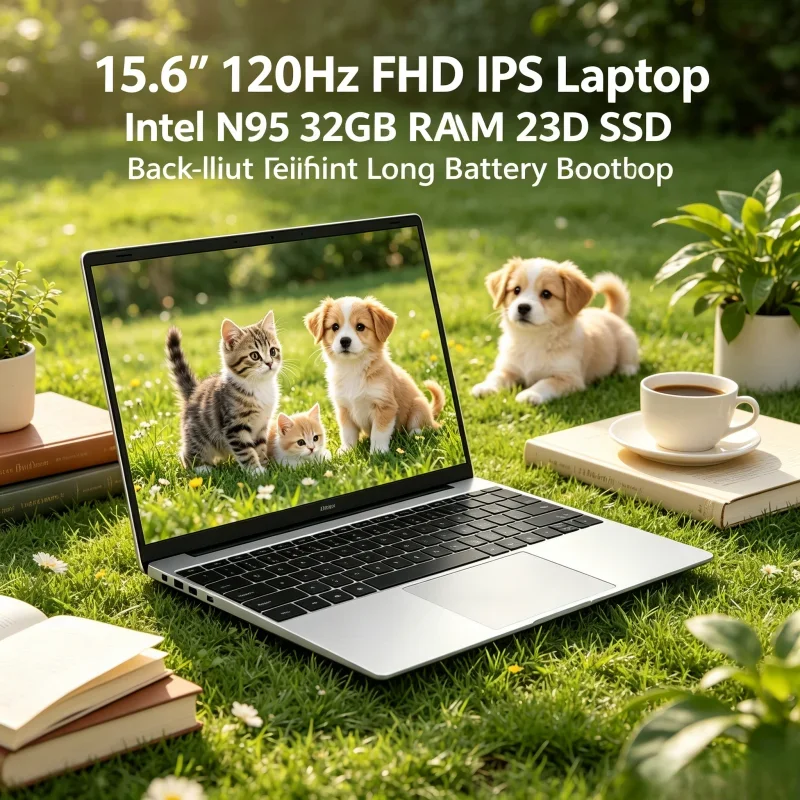 15.6" All-Rounder Laptop, Intel N95, 120Hz FHD IPS Display, 32GB RAM, 2TB Fast SSD, Backlit Keyboard & Long Battery Life
15.6" All-Rounder Laptop, Intel N95, 120Hz FHD IPS Display, 32GB RAM, 2TB Fast SSD, Backlit Keyboard & Long Battery Life