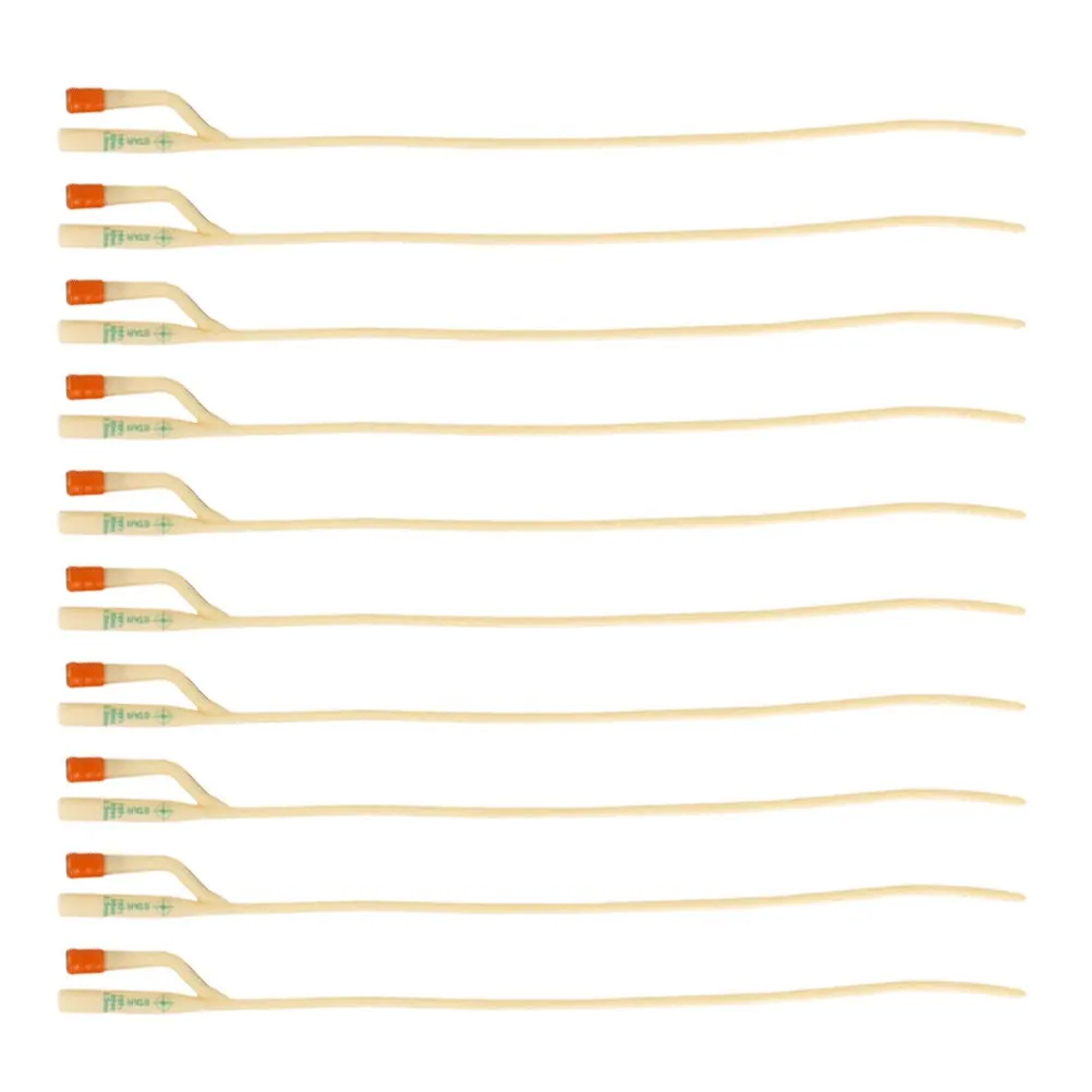 12Pcs Disposable Catheters Urethral Tube Dual-Chamber Urine Pipe Professional Probe for Patient Care Prostatic
12Pcs Disposable Catheters Urethral Tube Dual-Chamber Urine Pipe Professional Probe for Patient Care Prostatic