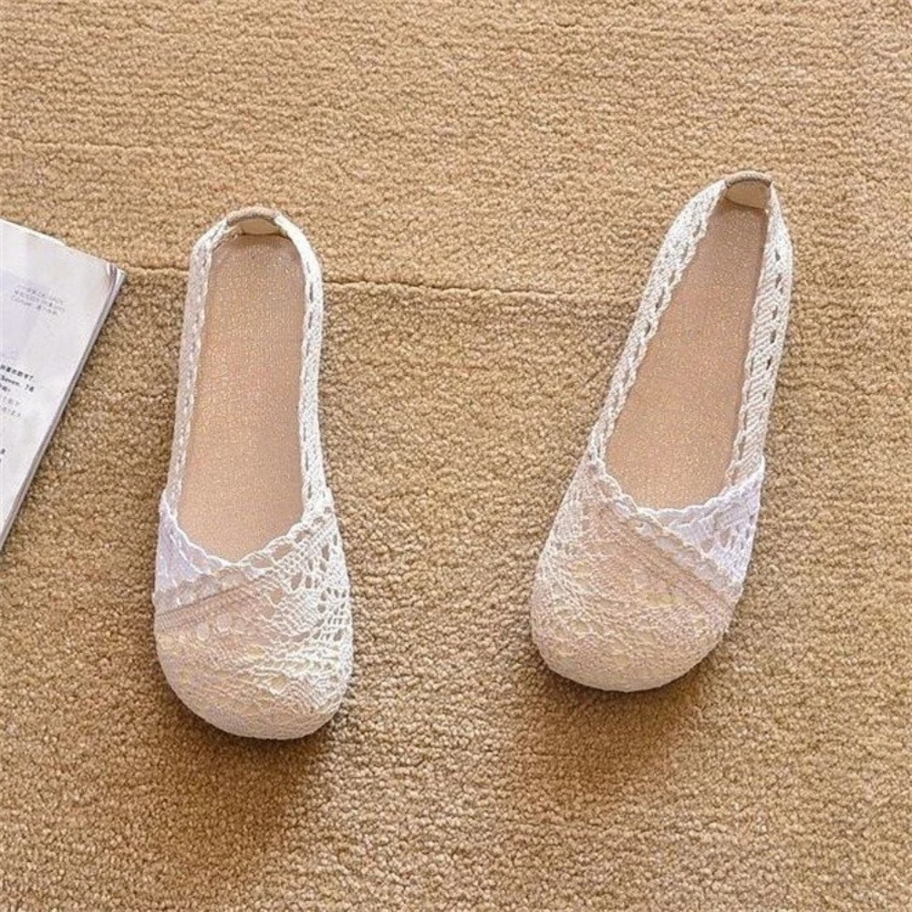 Black White Lace Breathable Flats Crochet Knit Hollow Out Soft Insole Non Slip Lightweight Prom Cocktail PartyEvening DressShoes
Black White Lace Breathable Flats Crochet Knit Hollow Out Soft Insole Non Slip Lightweight Prom Cocktail PartyEvening DressShoes