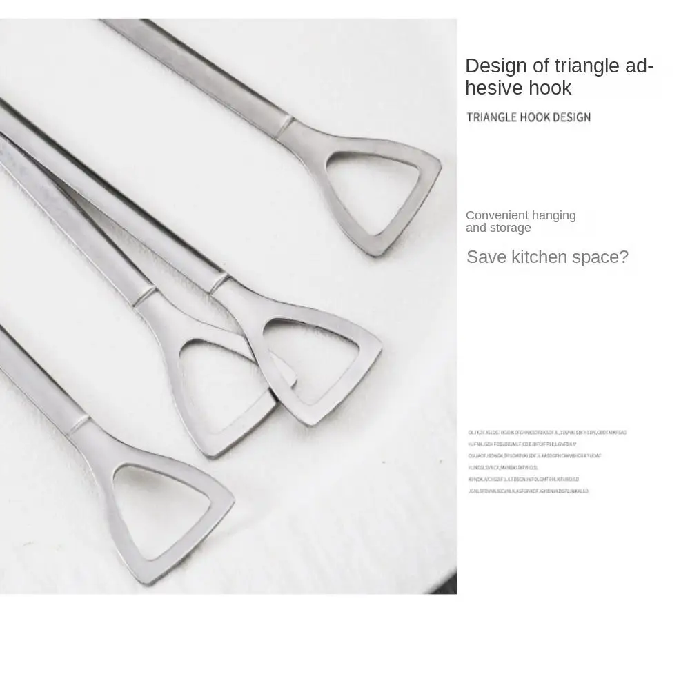 Shovel Shape Shovel Watermelon Spoon Stainless Steel Triangle Hook Design Shovel Dessert Spoon Practical Texture
Shovel Shape Shovel Watermelon Spoon Stainless Steel Triangle Hook Design Shovel Dessert Spoon Practical Texture