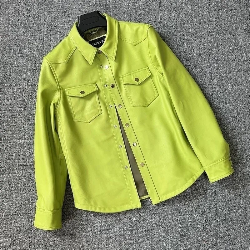 Casual Pure Color Flip Collar Leather Jaet Trendy Autumn Winter Men's Outerwear Faionable Youth Sle Windproof Long ...
Casual Pure Color Flip Collar Leather Jaet Trendy Autumn Winter Men's Outerwear Faionable Youth Sle Windproof Long ...