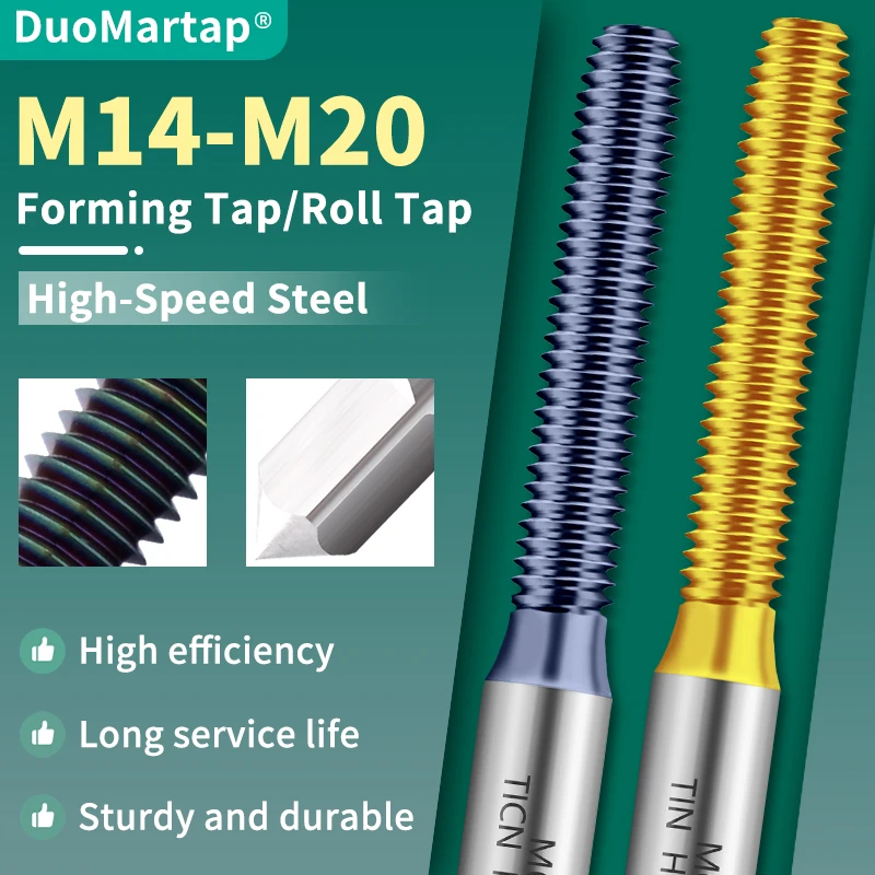 Набор метчиков Duo Martap HSSE-M42, стандарт JIS, спиральные, M14-M20, для машинной нарезки резьбы
Набор метчиков Duo Martap HSSE-M42, стандарт JIS, спиральные, M14-M20, для машинной нарезки резьбы
