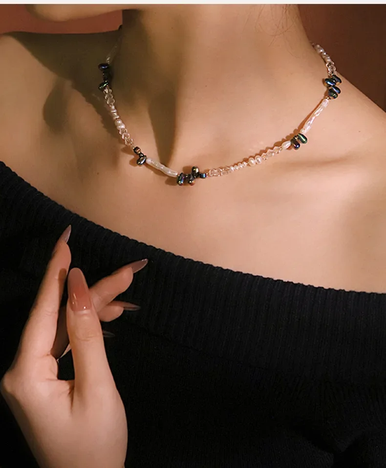 New Gradual Color Simulated Pearl Glass Necklace for Women Elegant Clavicle Chain Neck Collar Party Wedding Fashion Jewelry Gift
New Gradual Color Simulated Pearl Glass Necklace for Women Elegant Clavicle Chain Neck Collar Party Wedding Fashion Jewelry Gift