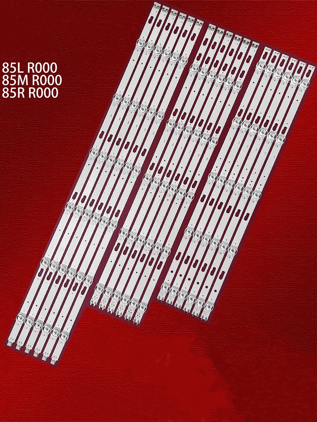 LED Backlight strip 5+5+6 lamp for UA85TU8000JXXZ 85L R000 85M R000 85R R000 3V/LED
LED Backlight strip 5+5+6 lamp for UA85TU8000JXXZ 85L R000 85M R000 85R R000 3V/LED