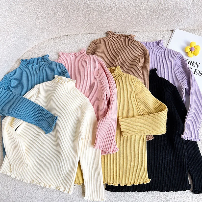 autumn winter baby girl clothes sweater high neck ruched wool knitted shirt long sleeve pullover for kids toddler 2 to 10 yrs
autumn winter baby girl clothes sweater high neck ruched wool knitted shirt long sleeve pullover for kids toddler 2 to 10 yrs