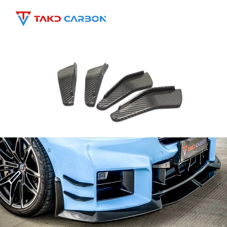Carbon Fiber M2 G87 Car Bumper Front Splitter Canards 3K Twill Dry Carbon Fiber Side Canards for bmws M2 G87 2023-IN
Carbon Fiber M2 G87 Car Bumper Front Splitter Canards 3K Twill Dry Carbon Fiber Side Canards for bmws M2 G87 2023-IN