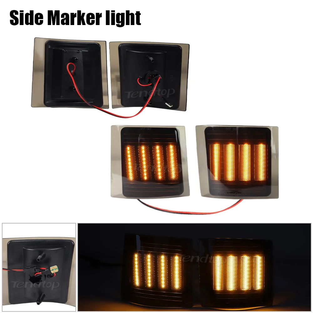 4pcs Amber LED Front Side Marker Light Corner Lights for Chevy C/K 1500 2500 3500 Suburban Silverado Tahoe Yukon
4pcs Amber LED Front Side Marker Light Corner Lights for Chevy C/K 1500 2500 3500 Suburban Silverado Tahoe Yukon
