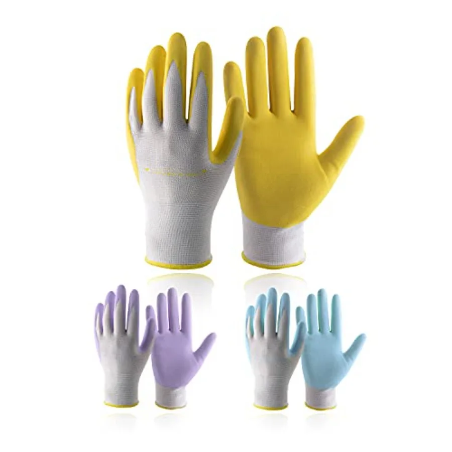 Womens Gardening Gloves, Breathable Nitrile Coated Yard Work Gloves, Black Pink, Lightweight Grip Thumb Wipe for Outdoor Use
Womens Gardening Gloves, Breathable Nitrile Coated Yard Work Gloves, Black Pink, Lightweight Grip Thumb Wipe for Outdoor Use