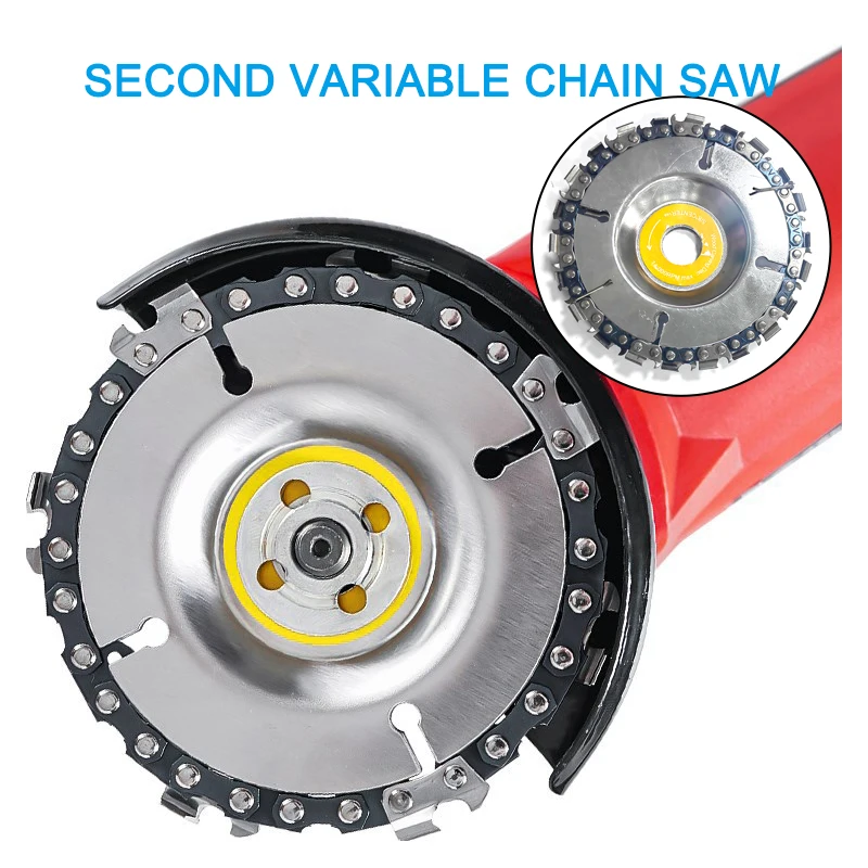 5PC/Angle Grinder Dedicated Chain Disc Woodwork Carving Chain Saw Disc Angle Grinding Disc Slotting Saw Blade Tool4 4.5 54 inche
5PC/Angle Grinder Dedicated Chain Disc Woodwork Carving Chain Saw Disc Angle Grinding Disc Slotting Saw Blade Tool4 4.5 54 inche