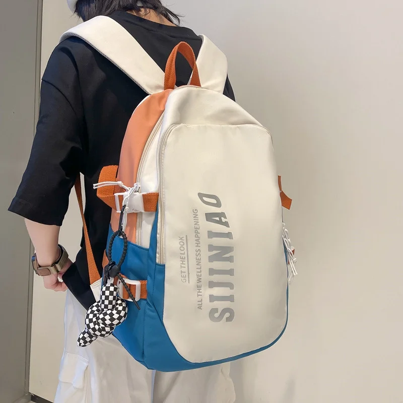 Nylon Backpack Women Travel student School Bag for Teenage Girls laptop bag 14 Female big capacity bagpack mochila gray
Nylon Backpack Women Travel student School Bag for Teenage Girls laptop bag 14 Female big capacity bagpack mochila gray