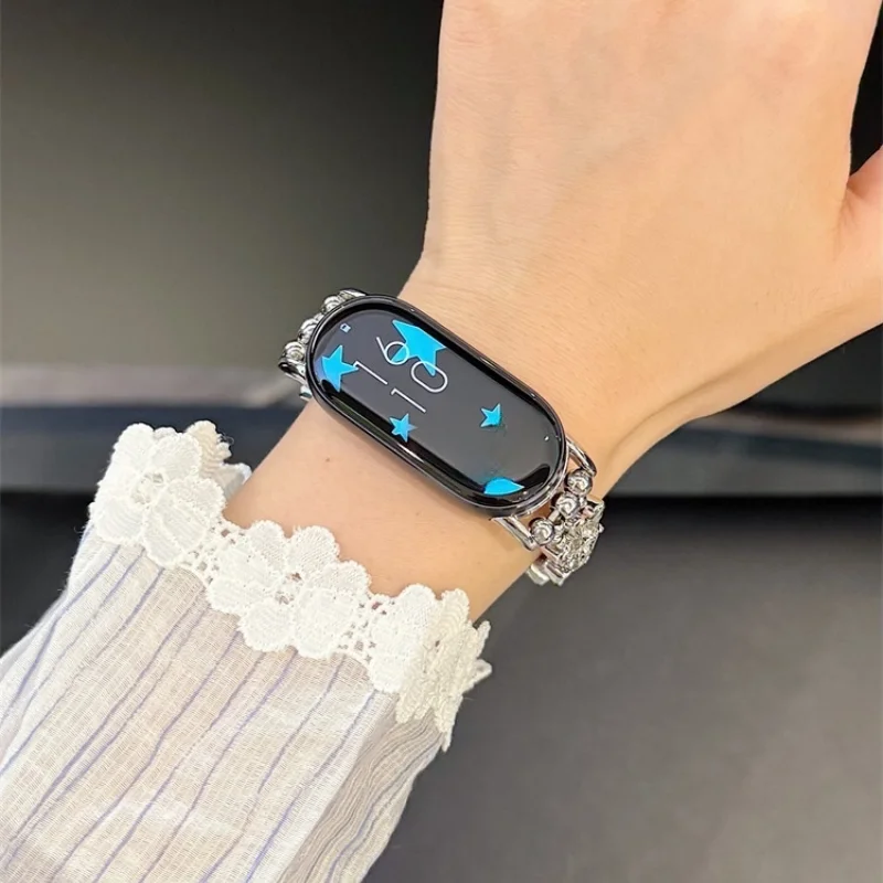 Diamond studded Starry Sky Buckle is suitable for Xiaomi Band 8Pro/9Pro,For Mi band 3/4/5/6/7,8/8NFC/9/9NFC/10/10NFC,For Redmi W
Diamond studded Starry Sky Buckle is suitable for Xiaomi Band 8Pro/9Pro,For Mi band 3/4/5/6/7,8/8NFC/9/9NFC/10/10NFC,For Redmi W