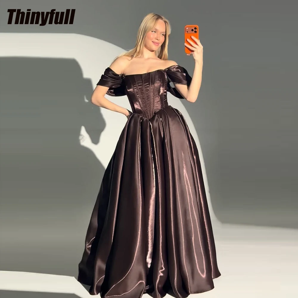 Thinyfull A-line Prom Dress 2026 Off Shoulder Evening Dresses Vestidos De Fiesta Elegantes Birthday Party Gown Customized
Thinyfull A-line Prom Dress 2026 Off Shoulder Evening Dresses Vestidos De Fiesta Elegantes Birthday Party Gown Customized
