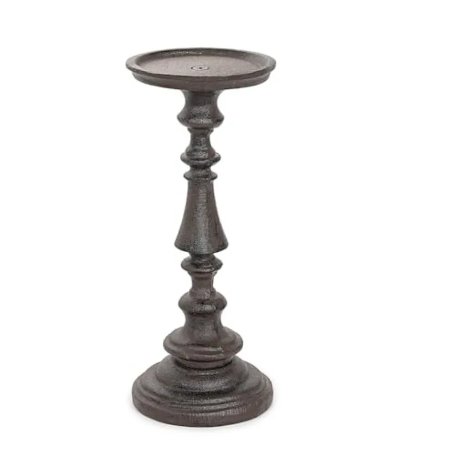 Rustic Cast Iron Pillar Candle Holder, 9.6" Tall Vintage Candlestick Holders, Table Centerpiece Metal Candle Holder, Farmhouse
Rustic Cast Iron Pillar Candle Holder, 9.6" Tall Vintage Candlestick Holders, Table Centerpiece Metal Candle Holder, Farmhouse