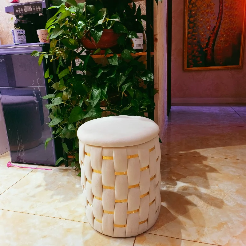 Nordic Dressing Stool Modern Nested Structure Stool Home Velvet Woven Ottomans Simple Storage Stool Makeup Ottomans Furniture
Nordic Dressing Stool Modern Nested Structure Stool Home Velvet Woven Ottomans Simple Storage Stool Makeup Ottomans Furniture
