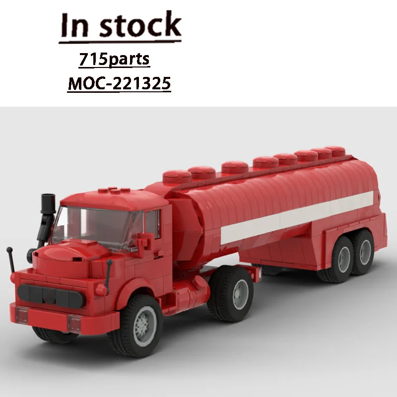 Конструктор MOC-221325: Новая модель городского грузовика-цистерны для перевозки топлива, 715 деталей. Креативный подарок на день рождения для мальчиков и детей.
Конструктор MOC-221325: Новая модель городского грузовика-цистерны для перевозки топлива, 715 деталей. Креативный подарок на день рождения для мальчиков и детей.