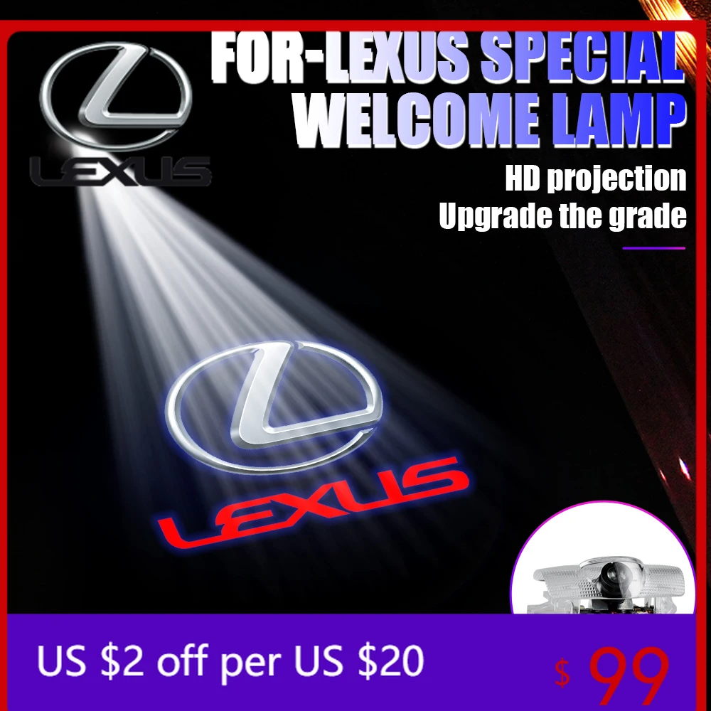 Interior Mouldings 2pcs Led HD Car Door Logo Welcome Light Projector Lamps Accessories For Lexus LS ES IS 2006 LX RX 2007 GS 201
Interior Mouldings 2pcs Led HD Car Door Logo Welcome Light Projector Lamps Accessories For Lexus LS ES IS 2006 LX RX 2007 GS 201
