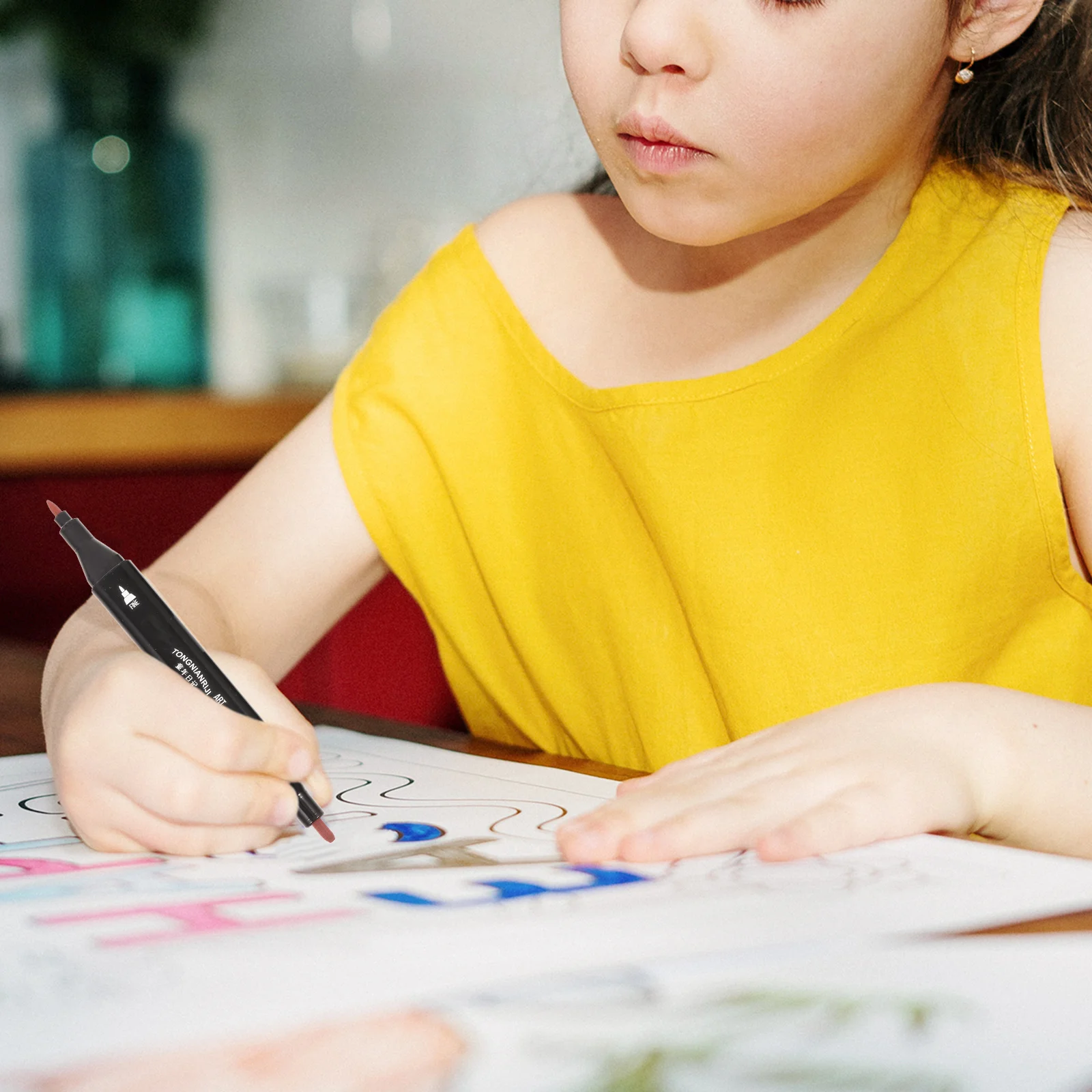 1Set Watercolor Marker Pens Simple Style Double-Headed Design Easy to Hold and Use Multipurpose Sketching and Drawing Pens
1Set Watercolor Marker Pens Simple Style Double-Headed Design Easy to Hold and Use Multipurpose Sketching and Drawing Pens