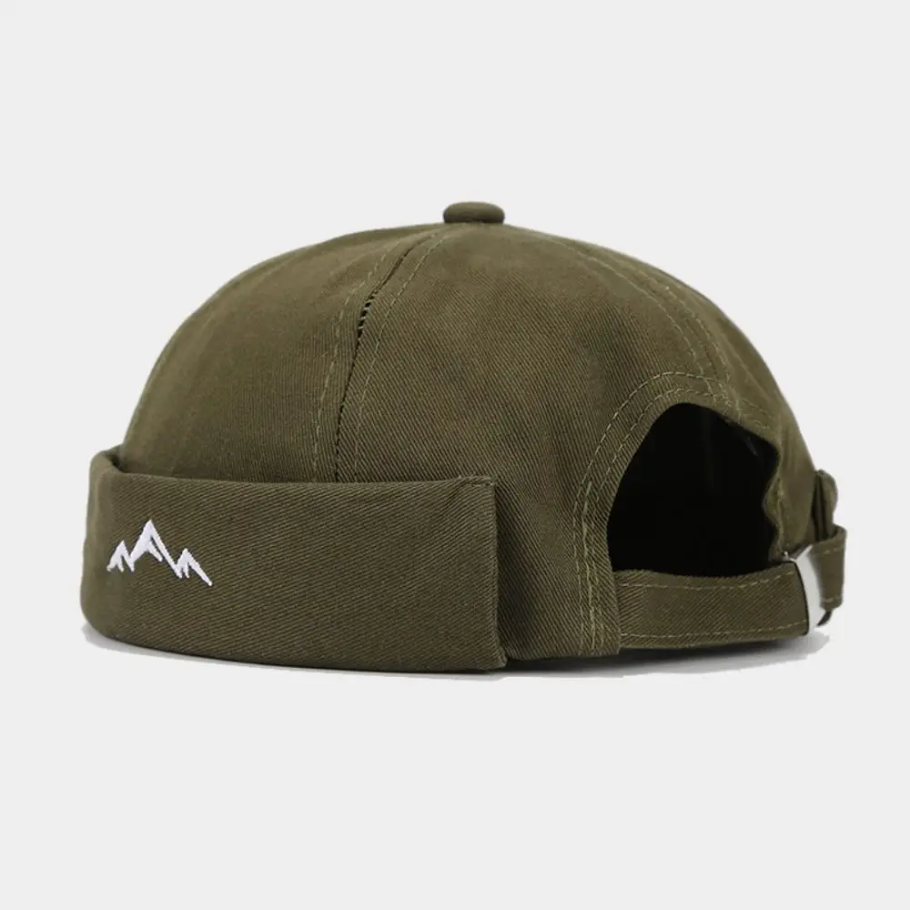Fashion Vintage Dome Melon Cap Mountain Embroidery Hip Hop Beanie Hat Retro Solid Color Brimless Hat Outdoor
Fashion Vintage Dome Melon Cap Mountain Embroidery Hip Hop Beanie Hat Retro Solid Color Brimless Hat Outdoor