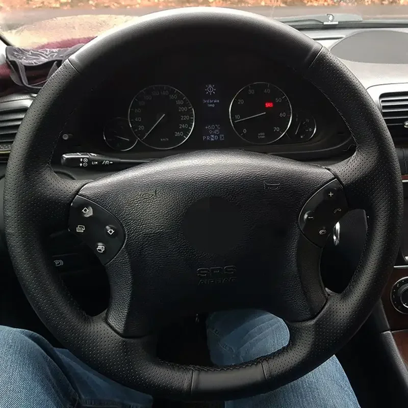 DIY Hand Sewing Microfiber Leather Car Steering Wheel Cover For Steering Wheel For Mercedes Benz W203 C-Class 2001-2007
DIY Hand Sewing Microfiber Leather Car Steering Wheel Cover For Steering Wheel For Mercedes Benz W203 C-Class 2001-2007
