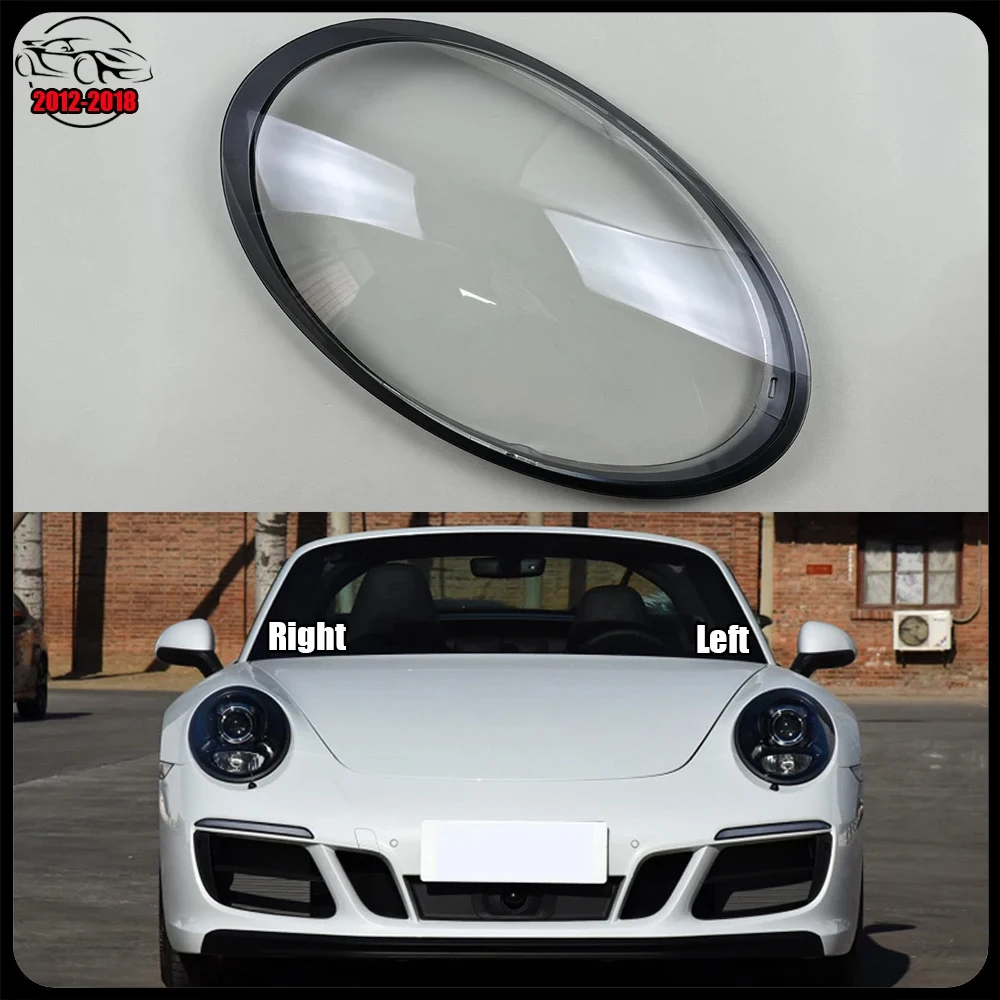 For Porsche 911 991 2012-2018 Car Front Glass Lens Caps Headlight Cover Auto Light Lampshade Lampcover Headlight Shell
For Porsche 911 991 2012-2018 Car Front Glass Lens Caps Headlight Cover Auto Light Lampshade Lampcover Headlight Shell