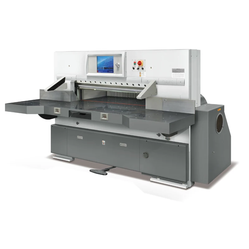1150 Hydraulic Computerized Automatic Paper Guillotine Cutting Machine 3knife 220V Format A3/A4
1150 Hydraulic Computerized Automatic Paper Guillotine Cutting Machine 3knife 220V Format A3/A4