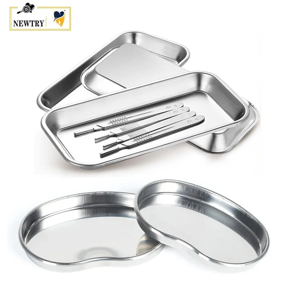 2Pcs Sterilized Dental Instrument Storage Plate Bending Flat Shape Tray Stainless Steel Dentist Clinic Oral Care Tools Holder
2Pcs Sterilized Dental Instrument Storage Plate Bending Flat Shape Tray Stainless Steel Dentist Clinic Oral Care Tools Holder