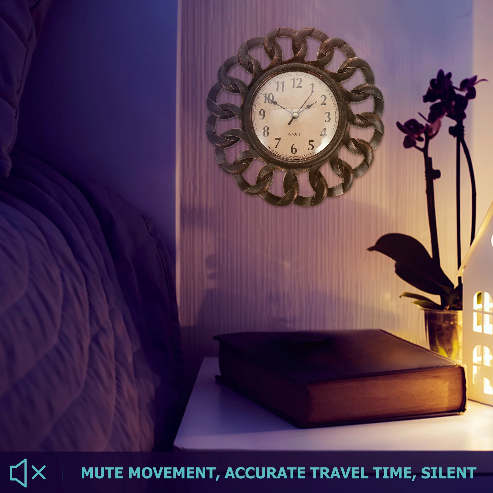 Vintage Style Wall Quartz Clock Retro European Design Silent Sweep Movement Operated Clock Quartz Clocks
Vintage Style Wall Quartz Clock Retro European Design Silent Sweep Movement Operated Clock Quartz Clocks