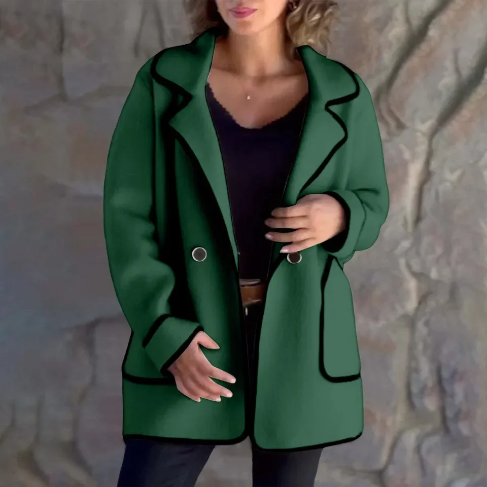 Women'S Casual Single Breasted Lapel Long Sleeve Solid Cropped Casual Fashion Outerwears куртка женская
Women'S Casual Single Breasted Lapel Long Sleeve Solid Cropped Casual Fashion Outerwears куртка женская