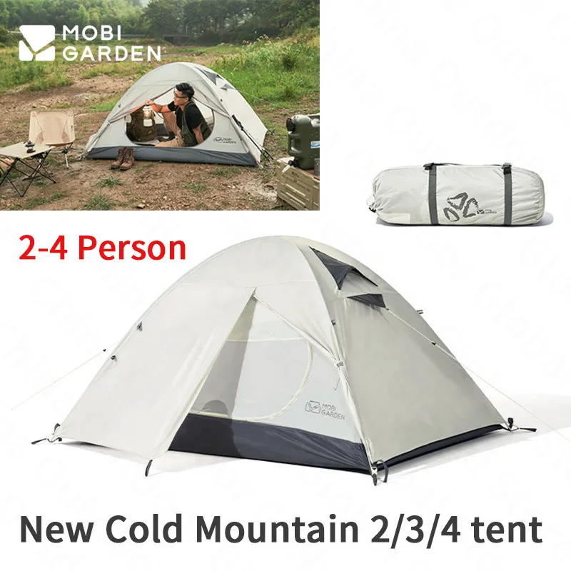 MOBI GARDEN New Cold Mountain Tent Outdoor 2-4 Person Camping Tent Aluminum Bracket Waterproof Three Season Tent Hiking Portable
MOBI GARDEN New Cold Mountain Tent Outdoor 2-4 Person Camping Tent Aluminum Bracket Waterproof Three Season Tent Hiking Portable