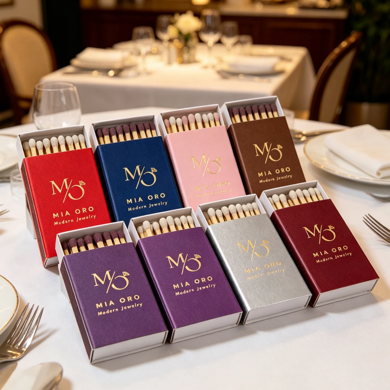 Custom Wedding Colorful Matchboxes, Personalized Bright Design, Vibrant Favours for Wedding Party
Custom Wedding Colorful Matchboxes, Personalized Bright Design, Vibrant Favours for Wedding Party
