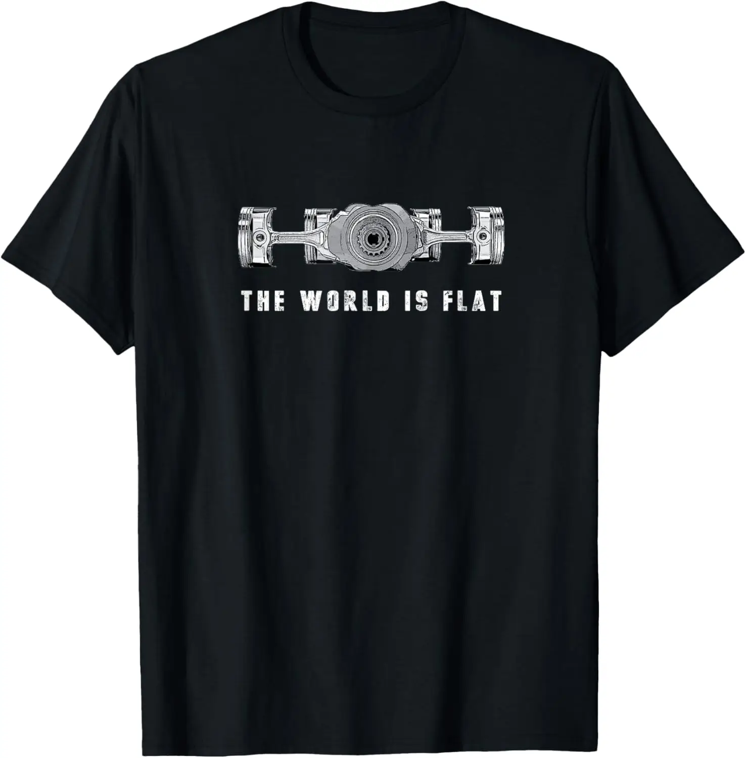 The world is flat boxer engine car lovers T-Shirt
The world is flat boxer engine car lovers T-Shirt