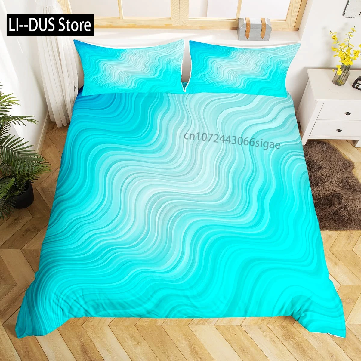 Geometric Lines Duvet Cover Queen Size, Gradient Comforter Cover with 2 Pillowcase for Teens Adults, Simple Bedding Set 3 Piece
Geometric Lines Duvet Cover Queen Size, Gradient Comforter Cover with 2 Pillowcase for Teens Adults, Simple Bedding Set 3 Piece