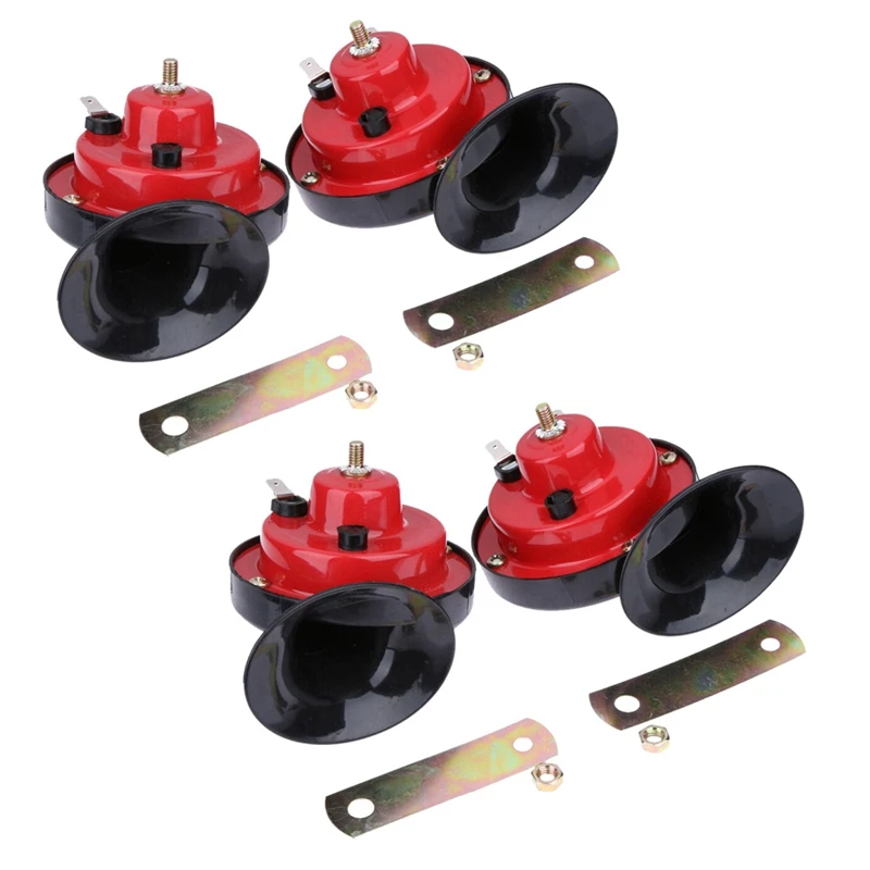 4X 300DB Super Loud Train Horn For Truck Train Boat Car Air Electric Snail Single Horn 12V Waterproof Motorcycle Horn
4X 300DB Super Loud Train Horn For Truck Train Boat Car Air Electric Snail Single Horn 12V Waterproof Motorcycle Horn