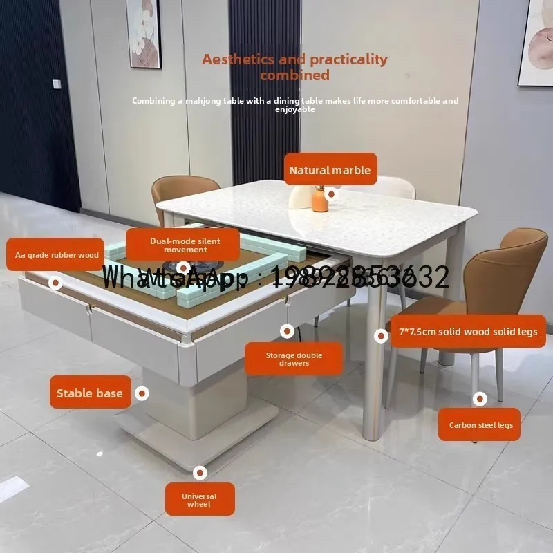 G1 Automatic Home Imported Solid Wood Mahjong Table Dining Table Dual-use Integrated Electric Silent Modern Style Machine
G1 Automatic Home Imported Solid Wood Mahjong Table Dining Table Dual-use Integrated Electric Silent Modern Style Machine