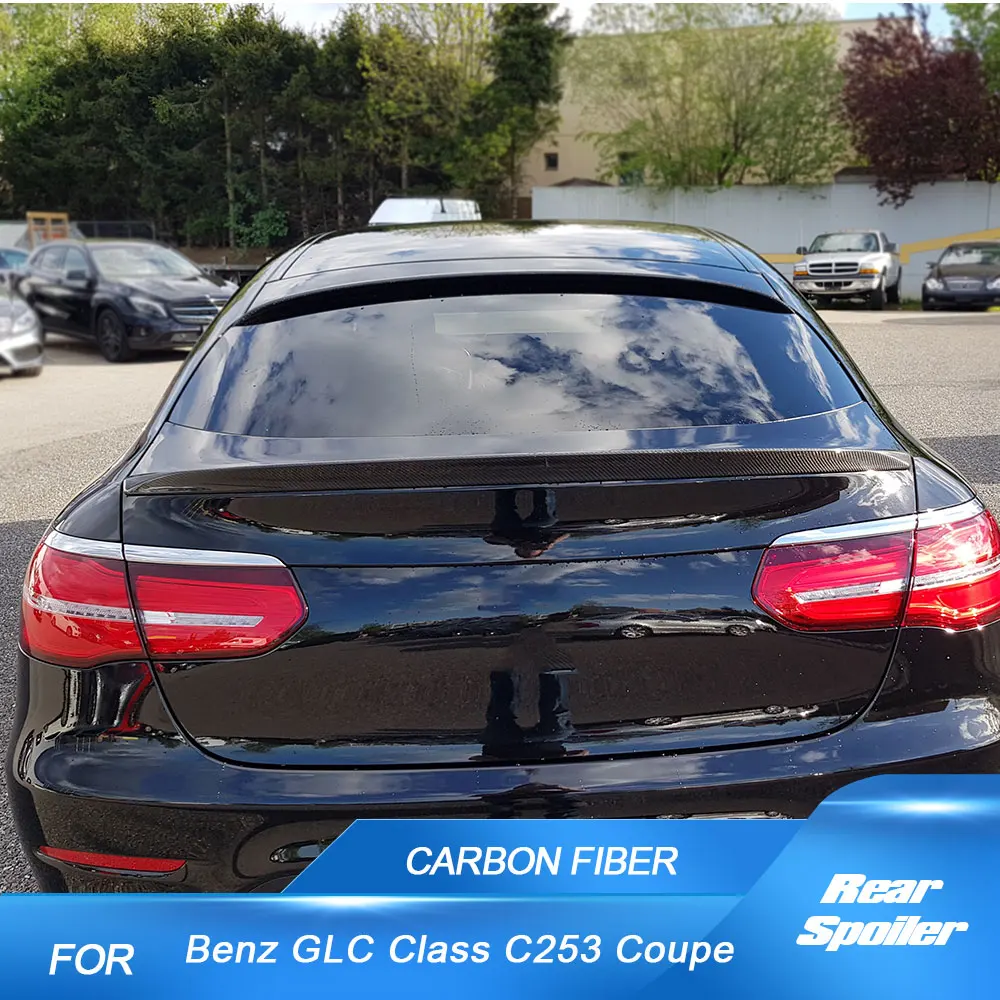 Real Carbon Rear Roof Spoiler Wing For Mercedes Benz GLC Class C253 Coupe 2016-2018 Car Rear Trunk Racing Spoiler Wing Lip
Real Carbon Rear Roof Spoiler Wing For Mercedes Benz GLC Class C253 Coupe 2016-2018 Car Rear Trunk Racing Spoiler Wing Lip