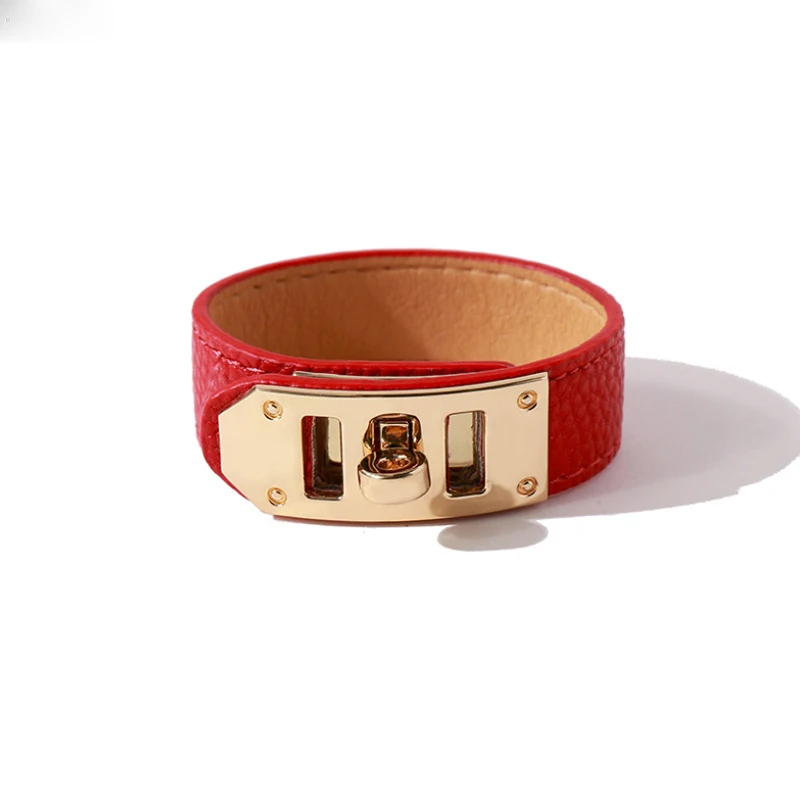Bobokiki Jewelry European and American Fashion 316L Stainless Steel Smooth Button Leather Rope Luxury Bracelet.
Bobokiki Jewelry European and American Fashion 316L Stainless Steel Smooth Button Leather Rope Luxury Bracelet.