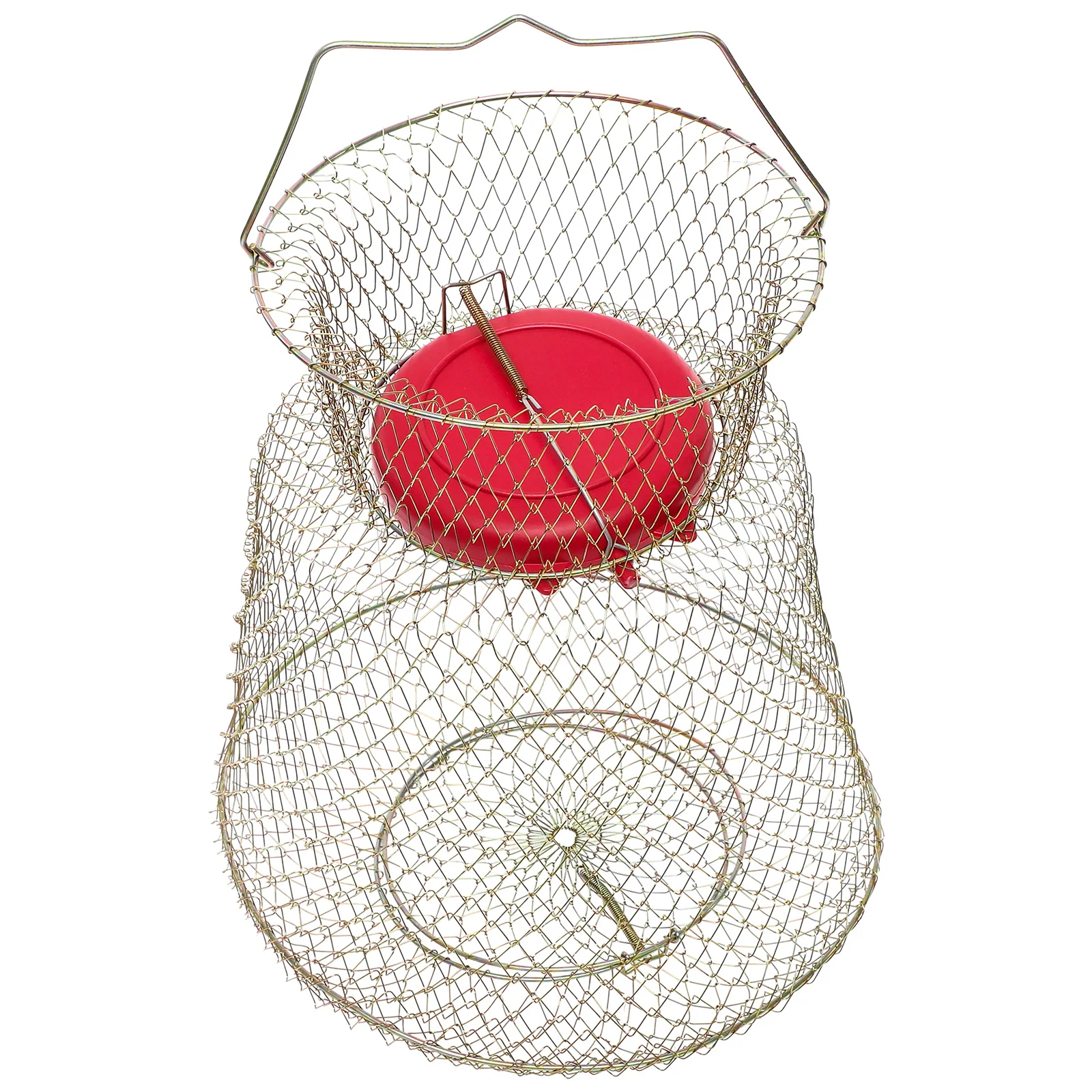 Professional Durable Fishing Iron Mesh Cage Basket for Caught Fish with Floating Bowl Compact Lightweight Storage Carry Supplies
Professional Durable Fishing Iron Mesh Cage Basket for Caught Fish with Floating Bowl Compact Lightweight Storage Carry Supplies